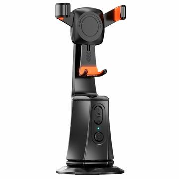 S1 Smart AI rastreando suporte de telefone gimbal com sensor de gravidade - Preto