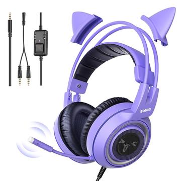 SOMIC G951S E-Sports Gaming Headphone Auscultadores para jogos com fios de 3.5mm