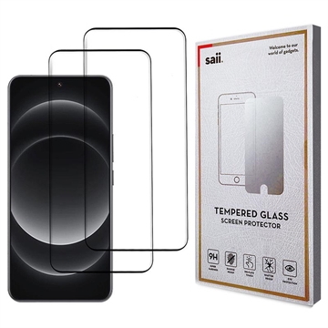 Protector de Ecrã Saii 3D Premium para Xiaomi 14 Ultra - 2 Unidades