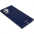 Capa de TPU Fibra de Carbono Saii para Samsung Galaxy S22 Ultra 5G - Azul