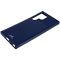 Capa de TPU Fibra de Carbono Saii para Samsung Galaxy S22 Ultra 5G - Azul