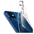 Capa de TPU Saii Premium Antiderrapante para iPhone 12 Mini - Transparente