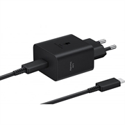 Adaptador de Alimentação USB-C Samsung Super Fast EP-T4511XBEGEU - 45W - Preto