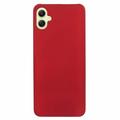 Capa Plastico com Borracha para Samsung Galaxy A05 - Vermelho