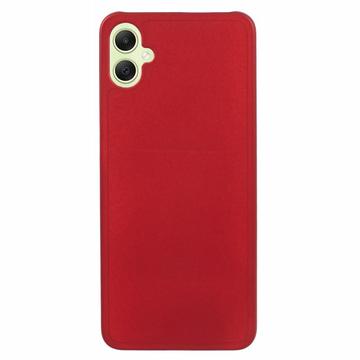 Capa Plastico com Borracha para Samsung Galaxy A05 - Vermelho