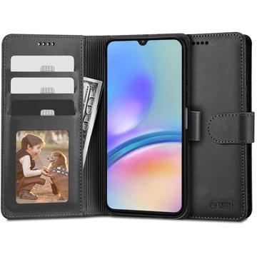 Capa para carteira Tech-Protect com íman e suporte para Samsung Galaxy A05s - Preto