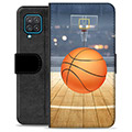 Bolsa tipo Carteira - Samsung Galaxy A12 - Basquetebol