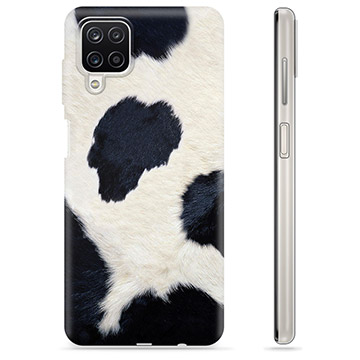 Capa de TPU - Samsung Galaxy A12 - Couro de Vaca