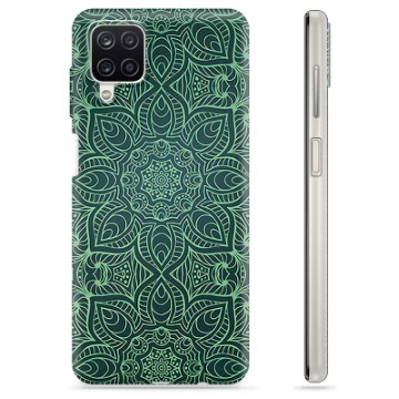 Capa de TPU - Samsung Galaxy A12 - Mandala Verde