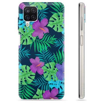 Capa de TPU - Samsung Galaxy A12 - Flores Tropicais