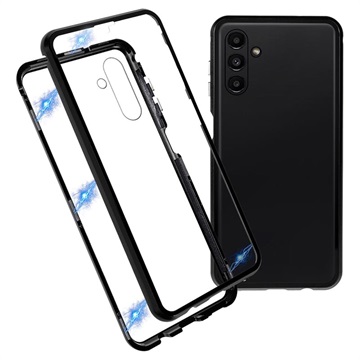 Capa Magnética de Vidro Temperado para  Samsung Galaxy A13 5G - Preto