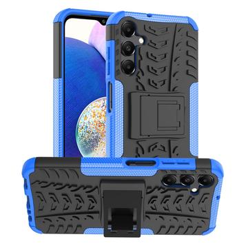 Capa Híbrida Antiderrapante com Suporte para Samsung Galaxy A15 - Azul / Preto