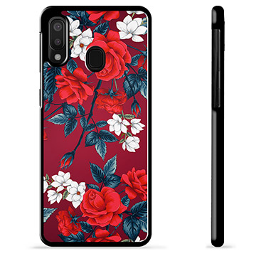 Capa Protectora - Samsung Galaxy A20e - Flores Vintage