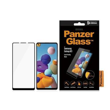 Protetor Ecrã PanzerGlass Case Friendly para Samsung Galaxy A21 - Borda Preta