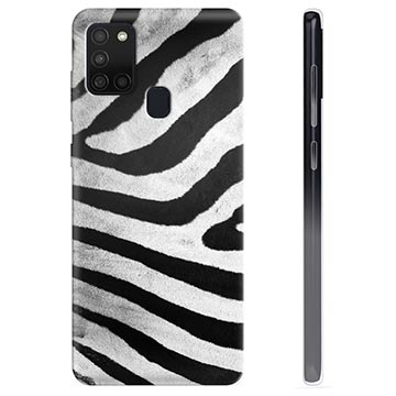 Capa de TPU para Samsung Galaxy A21s  - Zebra