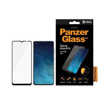 Protetor Ecrã PanzerGlass Case Friendly para Samsung Galaxy A22 5G - Borda Preta