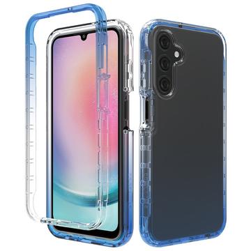 Capa Híbrida Gradient Series para Samsung Galaxy A25 - Azul / Transparente