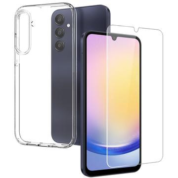 Conjunto de Proteção 2-em-1 Northjo para Samsung Galaxy A25 - Transparente