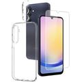 Samsung Galaxy A25 Northjo Conjunto de proteção 3 em 1 - Transparente