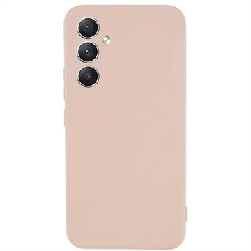 Capa de TPU Mate Anti Dedadas para Samsung Galaxy A34 5G - Cor-de-Rosa