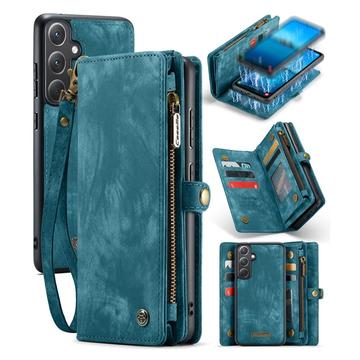 Bolsa tipo Carteira 2-em-1 Caseme 008 Multifuncional para Samsung Galaxy A35 - Azul