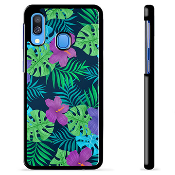 Capa Protectora - Samsung Galaxy A40 - Flores Tropicais