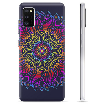 Capa de TPU para Samsung Galaxy A41  - Mandala Colorida