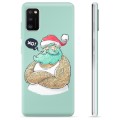 Capa de TPU para Samsung Galaxy A41  - Pai Natal Moderno