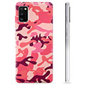 Capa de TPU para Samsung Galaxy A41  - Camuflagem Rosa