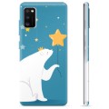 Capa de TPU para Samsung Galaxy A41  - Urso Polar