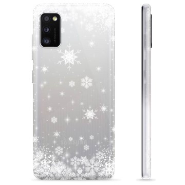 Capa de TPU para Samsung Galaxy A41  - Flocos de Neve