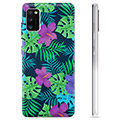 Capa de TPU para Samsung Galaxy A41  - Flores Tropicais