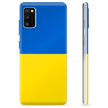 Capa de TPU Bandeira da Ucrânia  para Samsung Galaxy A41  - Amarelo e azul claro