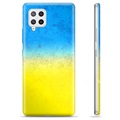 Capa de TPU Bandeira da Ucrânia - Samsung Galaxy A42 5G - Duas cores