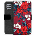 Bolsa tipo Carteira - Samsung Galaxy A42 5G - Flores Vintage