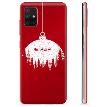 Capa de TPU para Samsung Galaxy A51  - Bola de Natal