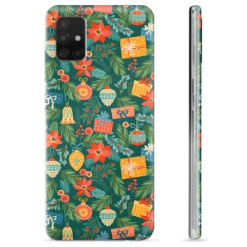 Capa de TPU para Samsung Galaxy A51  - Decoração de Natal