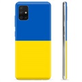 Capa de TPU Bandeira da Ucrânia  para Samsung Galaxy A51 - Amarelo e azul claro