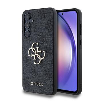 Capa Híbrida Guess 4G Big Metal Logo para Samsung Galaxy A55 - Cinzento