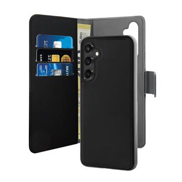 Bolsa Tipo Carteira Magnética 2-em-1 Puro para Samsung Galaxy A55 - Preta