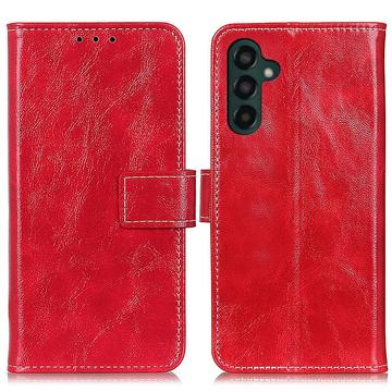 Bolsa Tipo Carteira para Samsung Galaxy A55 - Vermelho