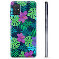 Capa de TPU para Samsung Galaxy A71  - Flores Tropicais