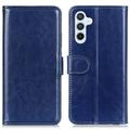 Capa tipo carteira com fecho magnético para Samsung Galaxy F34/M34 5G - Azul escuro