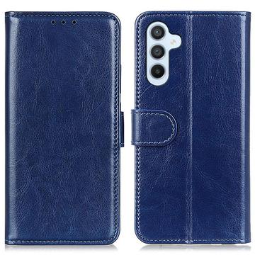 Capa tipo carteira com fecho magnético para Samsung Galaxy F34/M34 5G - Azul escuro