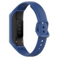 Bracelete de Substituição em Silicone com Moldura Integrada para Samsung Galaxy Fit 2 - Azul-escuro