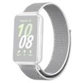 Bracelete de Nylon para Samsung Galaxy Fit3 com Fecho de Velcro - Cinzento