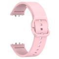 Bracelete em Silicone Suave Samsung Galaxy Fit3 - Cor-de-Rosa