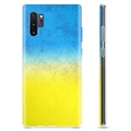 Capa de TPU Bandeira da Ucrânia - Samsung Galaxy Note10+  - Duas cores