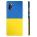 Capa de TPU Bandeira da Ucrânia  para Samsung Galaxy Note10+  - Amarelo e azul claro