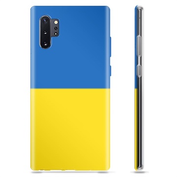 Capa de TPU Bandeira da Ucrânia  para Samsung Galaxy Note10+  - Amarelo e azul claro